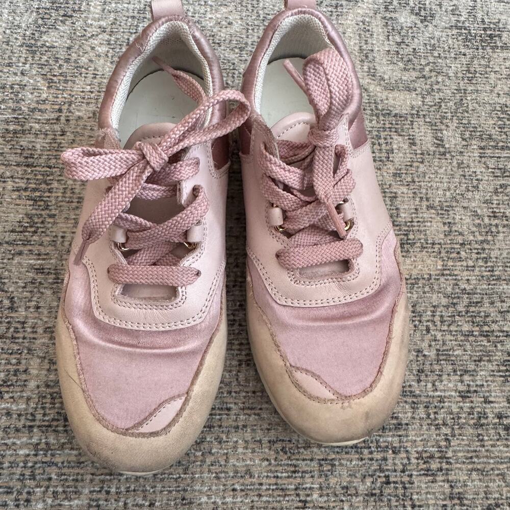 Buscemi Ventura Rosa Pink Toddler Girl Lace Up Sneakers Size EU 26 US 9.5